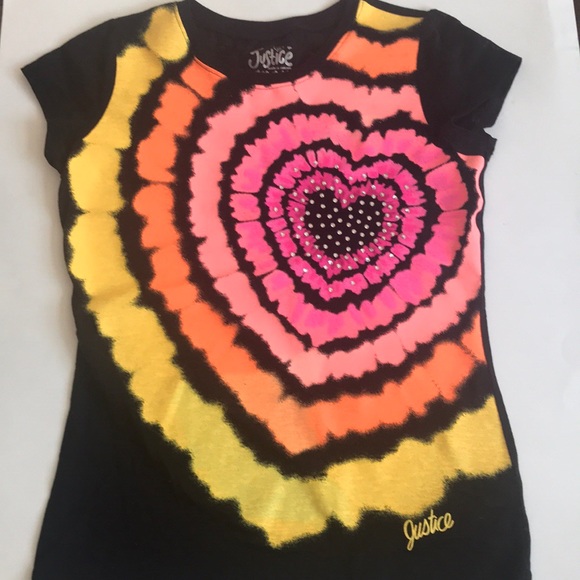 Justice black blouse Sz 12 - Picture 2 of 4